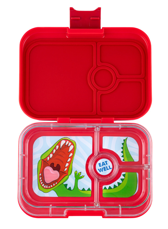 wow red / dinosaur tray