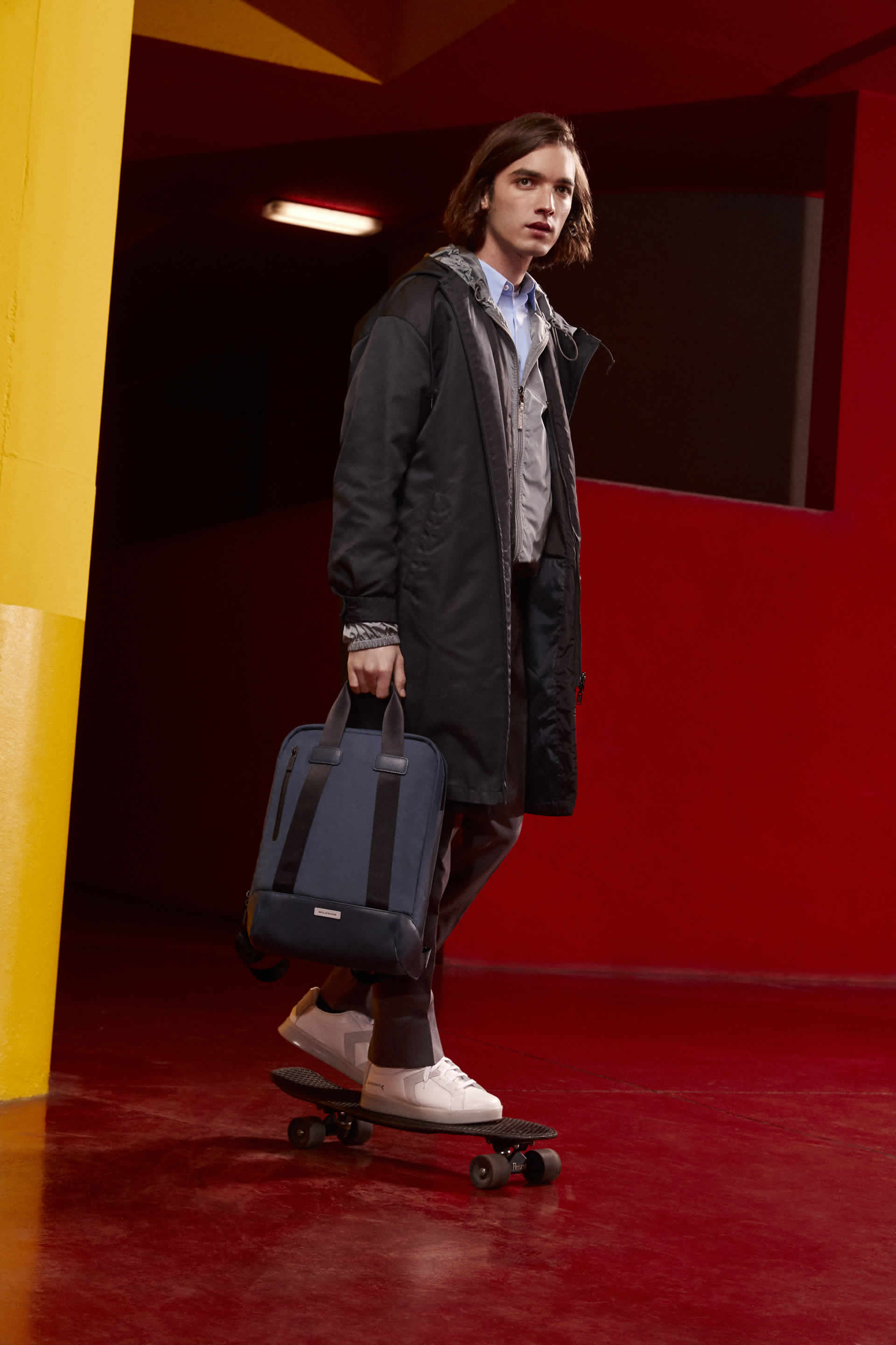 Plecak na laptopa Moleskine Metro Vertical Device Bag sapphire blue