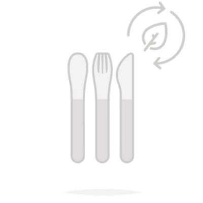  MONBENTO - Juego de cubiertos Nomad con estuche para lonchera  MB Slim Nest Coton - Cuchara de cuchillo de tenedor de 3 piezas - Juego de  cubiertos para embalaje de almuerzo