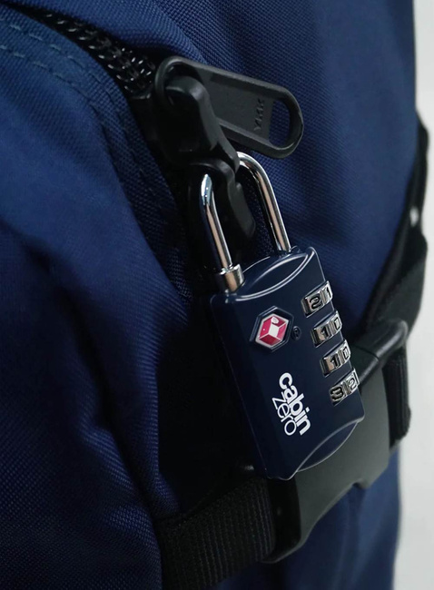 Kłódka szyfrowa do bagażu CabinZero TSA Travel Lock - navy
