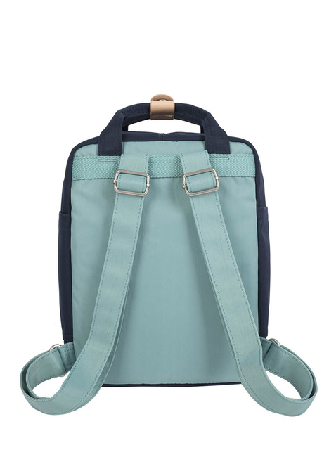 Plecak damski Doughnut Macaroon Mini - sky blue / navy