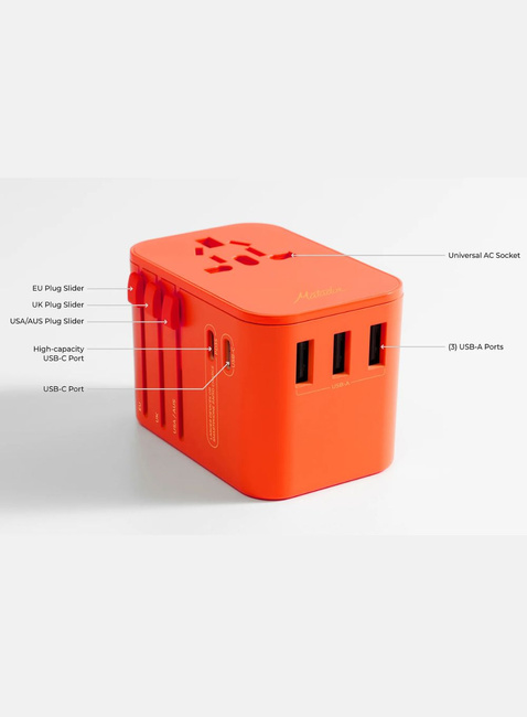 Adapter podróżny Matador Global Travel Adapter - black