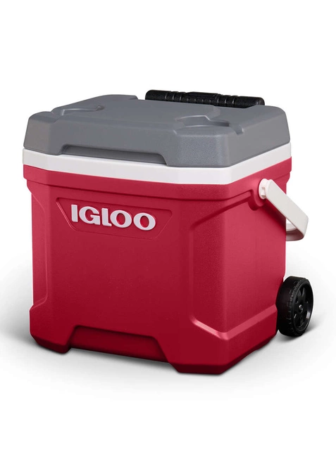 Lodówka turystyczna na kółkach Igloo Latitude Roller 15 l - indigo red / grey