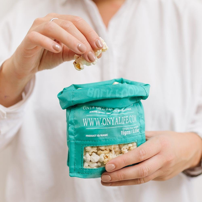 Mała torba / worek wielorazowy na żywność Onya - aqua