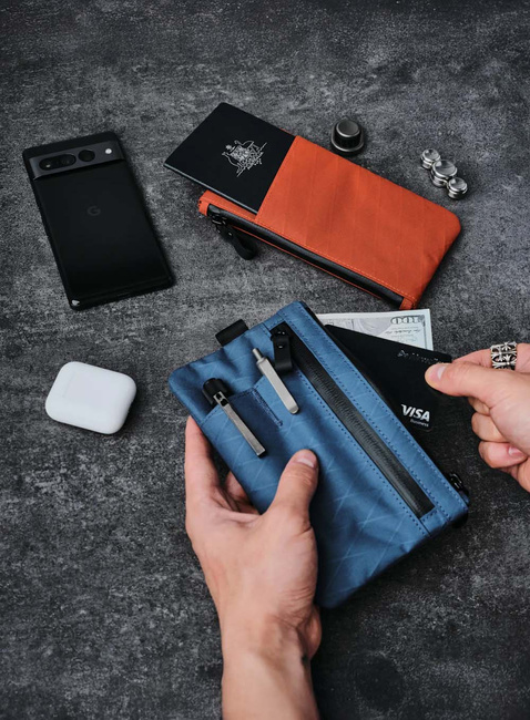 Organizer saszetka Alpaka Zip Clutch - ocean blue