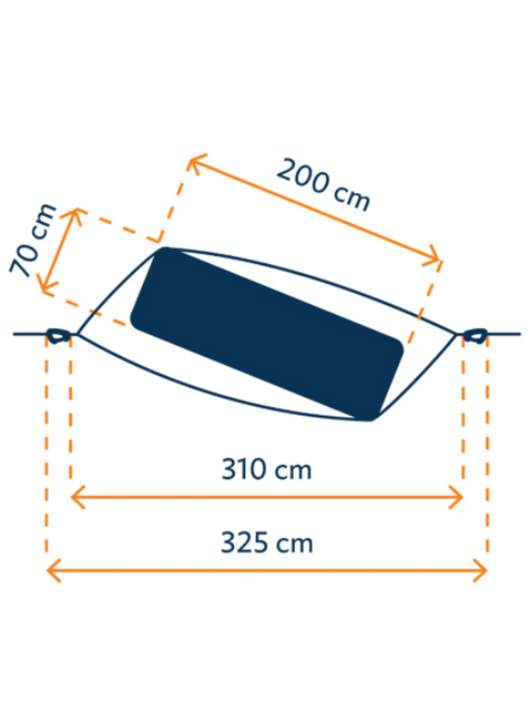 Hamak jednoosobowy Ticket To The Moon Pro Mat Hammock Unique - army green