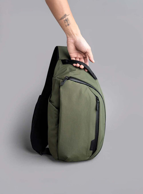 Plecak na jedno ramię Alpaka Metro Crossbody Left Shoulder - green