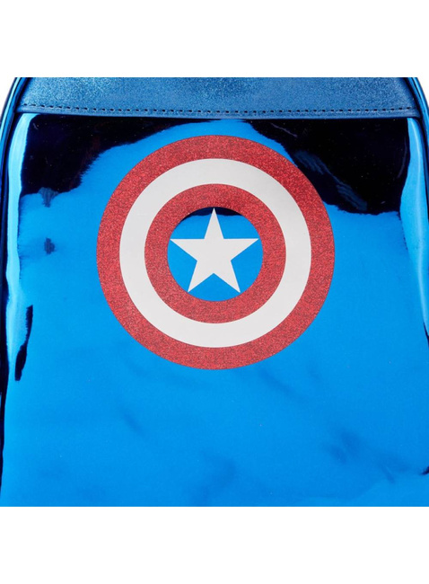 Plecak Loungefly x Marvel Shine Mini Backpack - Captain America