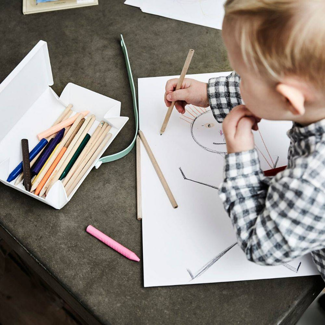 No.01 składane pudełko na żywność Uhmm - light grey / black