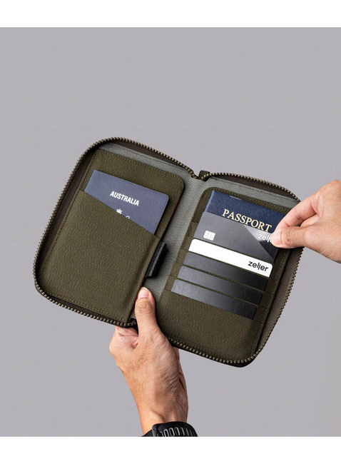 Portfel paszportówka Alpaka Zip Passport Wallet - army green