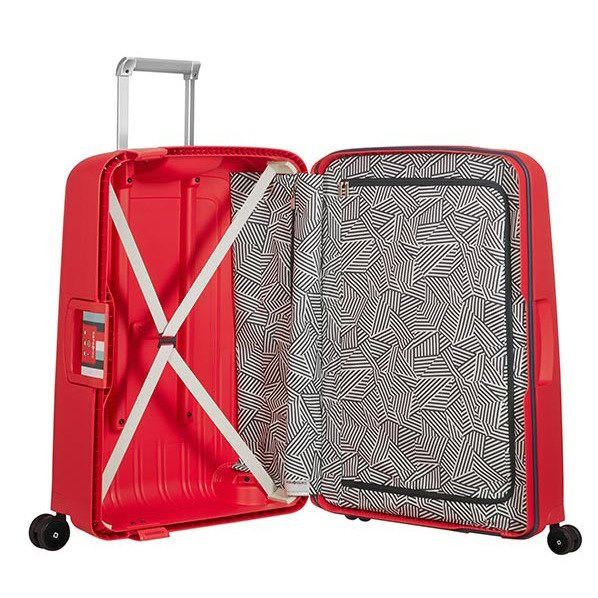 Walizka duża Samsonite S'Cure - crimson red