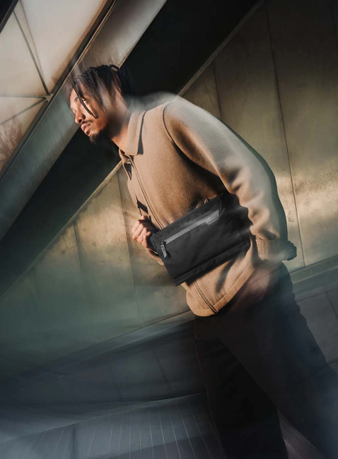 Torba saszetka na ramię Alpaka Zip Pouch Max V2 - black