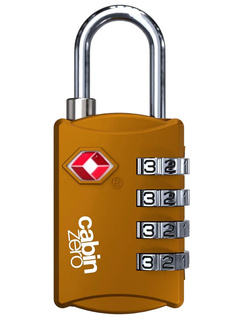 Kłódka szyfrowa do bagażu CabinZero TSA Travel Lock - orange chill