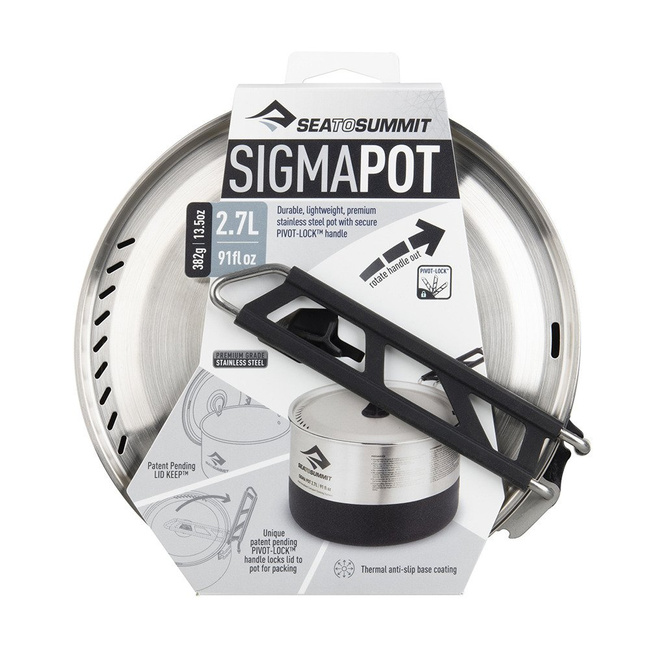 Garnek turystyczny Sea to Summit Sigma Pot 2,7 l