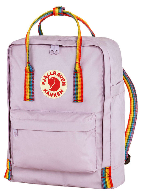 Plecak Fjallraven Kanken Rainbow - pastel lavender / rainbow pattern
