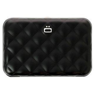 Portfel pikowany Ogon Design Quilted Button - black