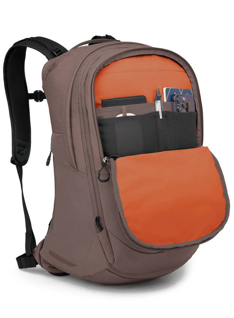 Plecak rowerowy Osprey Metron Airspeed 34 - magma brown / goby orange