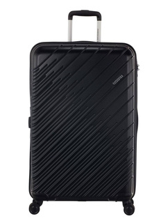 Walizka duża poszerzana American Tourister SPEEDSTAR - black