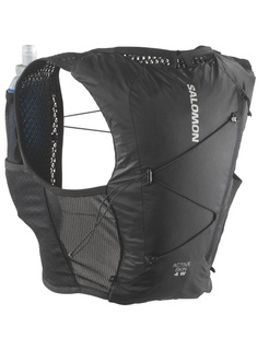 Damska kamizelka do biegania Salomon Active Skin 4 Women - black / metal