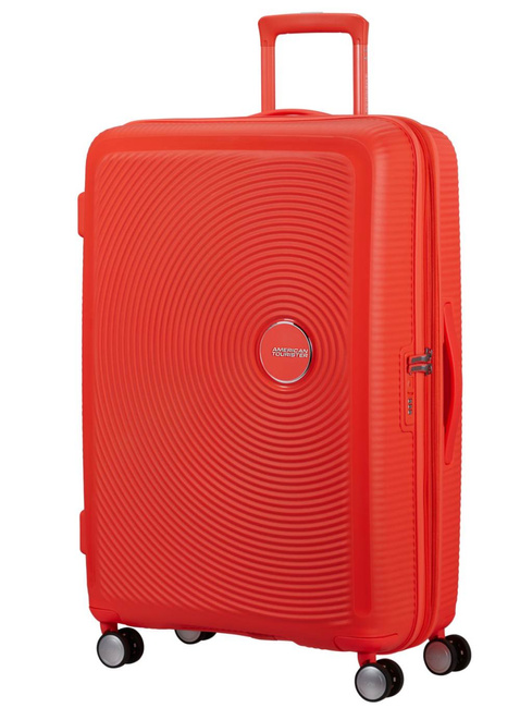Walizka duża American Tourister SoundBox EXP - neon orange