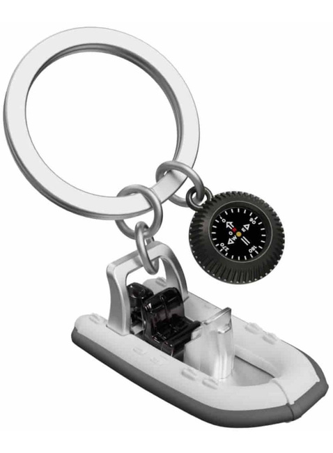 Brelok do kluczy torebki Metalmorphose - motorówka pontonowa