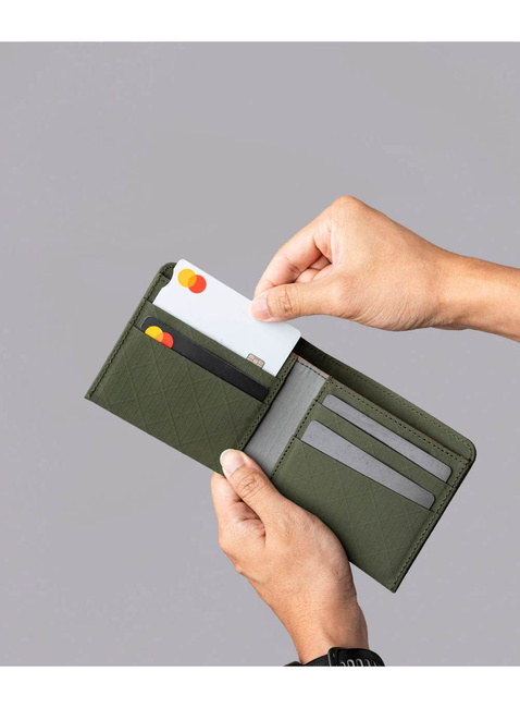 Portfel podróżny Alpaka ARK Classic Wallet Axogrid - green