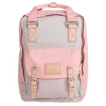 Plecak Doughnut Macaroon Stripe - stone / light coral