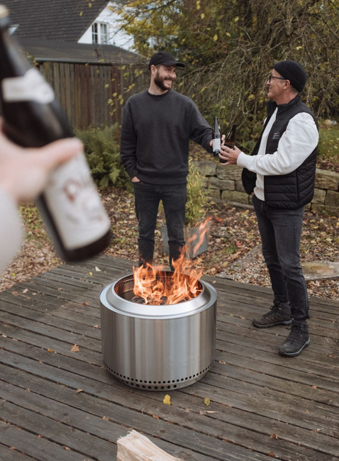 Palenisko ogrodowe ze stojakiem Solo Stove Yukon 2.0 - stainless steel