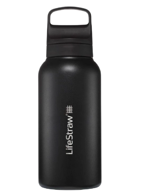 Butelka termiczna z filtrem LifeStraw Go Steel 1 l - nordic black