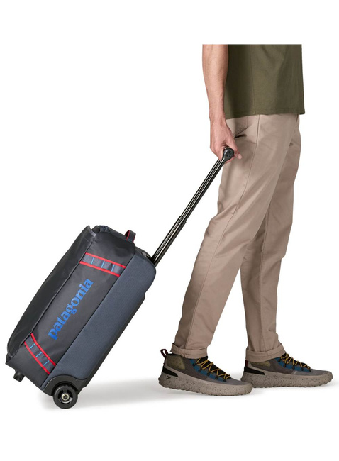 Torba Patagonia Black Hole Matte Wheeled Duffel 40 l - smolder blue / amanita red