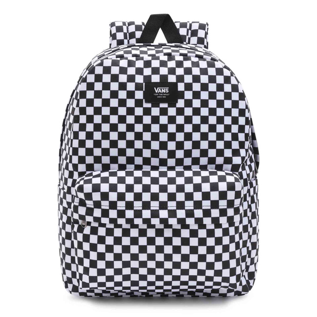 Plecak szkolny Vans Old Skool Checker - black / white