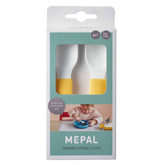 2 Łyżki dziecięce Mio Mepal - yellow