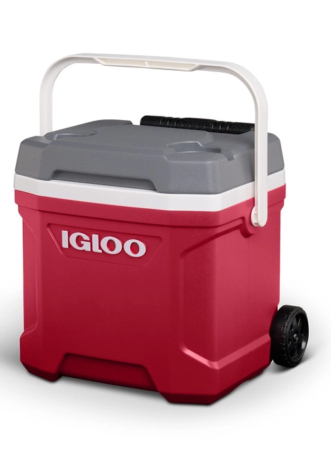 Lodówka turystyczna na kółkach Igloo Latitude Roller 15 l - indigo red / grey