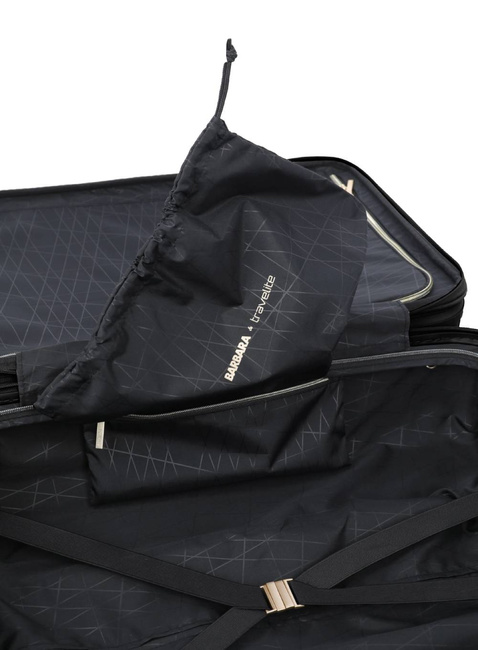 Walizka średnia Travelite Barbara Novelty EXP - black