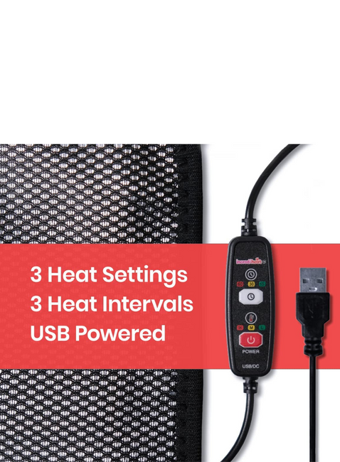 Poduszka grzewcza Cabeau Incredi-Heat USB Heating Pad - black