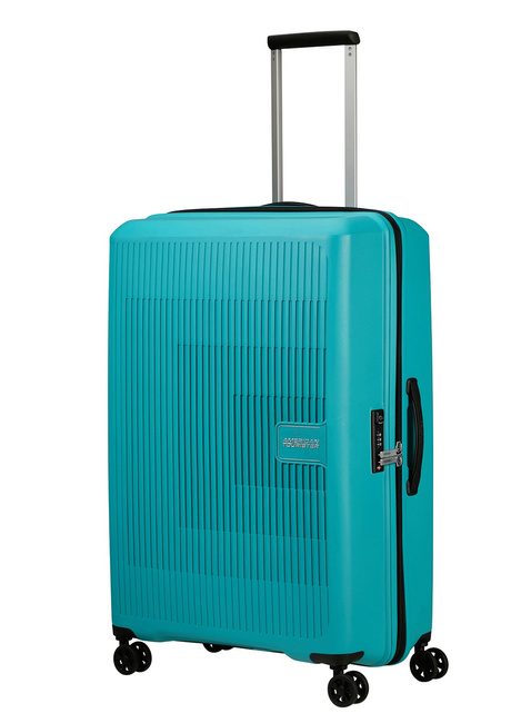 Walizka duża poszerzana American Tourister AeroStep - turqoise tonic