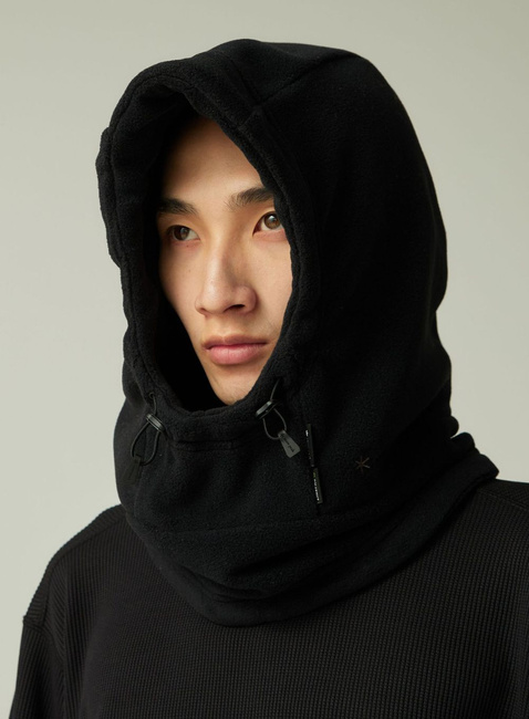 Kominiarka Snow Peak Water-Repellent Fleece Balaclava - black