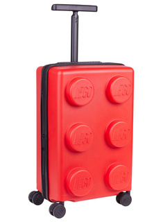 Walizka kabinowa Lego Signature Brick 2x3 Expandable Luggage - red