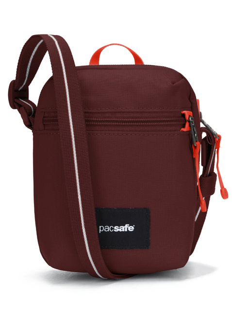 Torebka antykradzieżowa Pacsafe GO Micro Crossbody - garnet red
