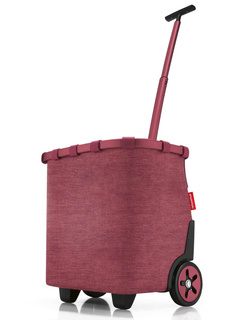 Wózek torba na zakupy Reisenthel Carrycruiser - twist maroon