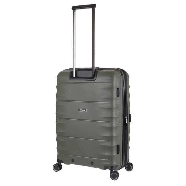 Walizka średnia Titan Highlight poszerzana - khaki