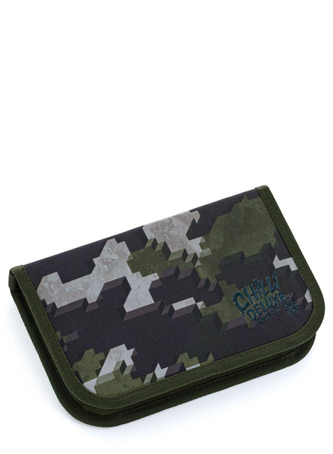 Piórnik szkolny z dwoma skrzydłami Topgal Penn - wojskowy Minecraft