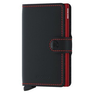 Portfelik RFID Miniwallet Secrid Matte - black/red