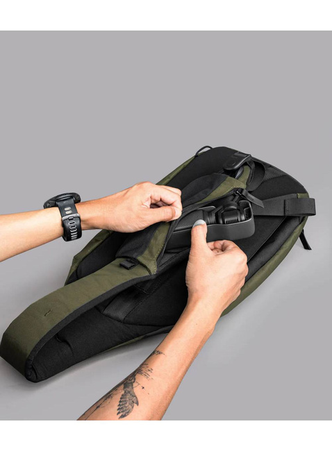 Plecak na jedno ramię Alpaka Metro Crossbody Left Shoulder X-Pac - olive green