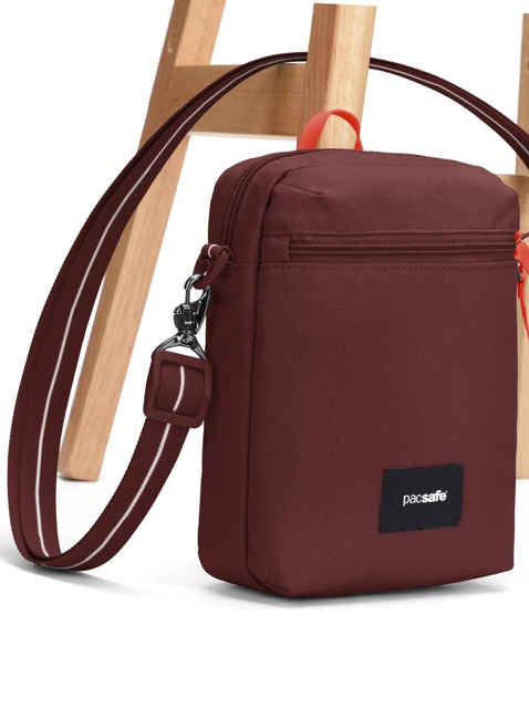 Torba antykradzieżowa Pacsafe GO Festival Crossbody - garnet red