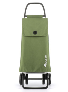 Wózek na zakupy Rolser Akanto MF z 4 kołami - kaki