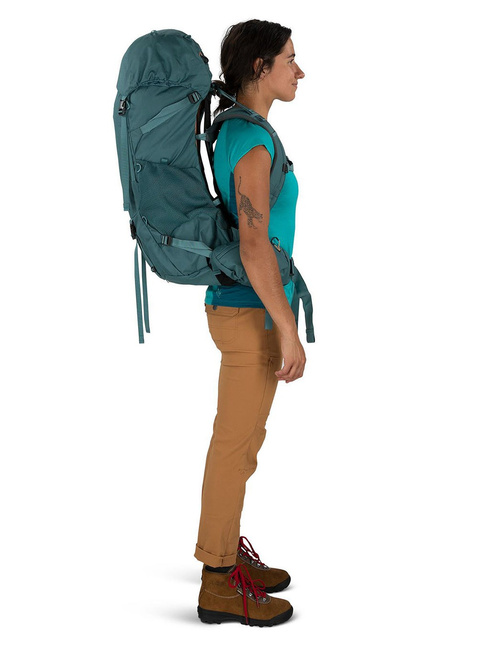Trekkingowy plecak damski Osprey Renn 50 - dark charcoal / gray wolf