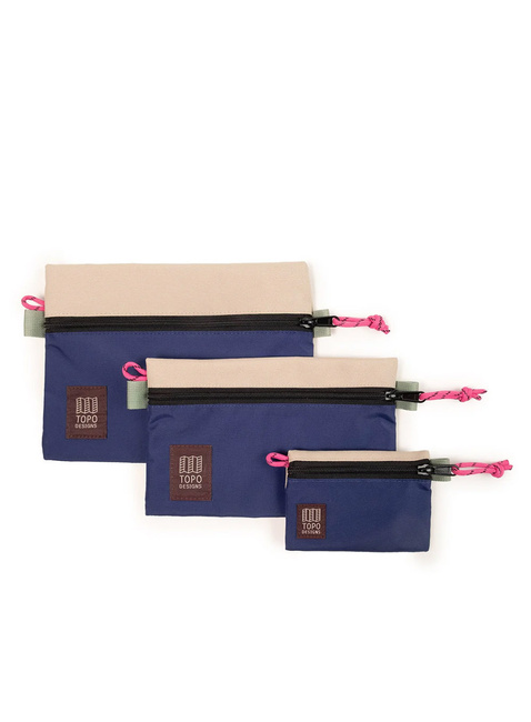 Zestaw 3 saszetek Topo Designs Accessory Bags -  cobblestone / aura