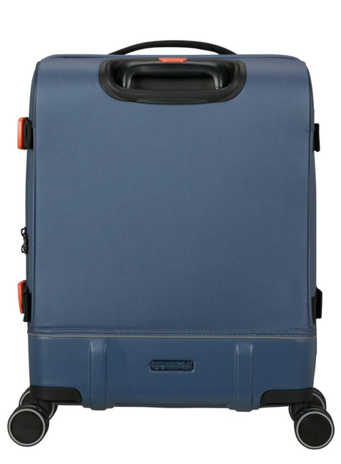 Walizka kabinowa American Tourister Urban Track 55 cm - coated navy / orange