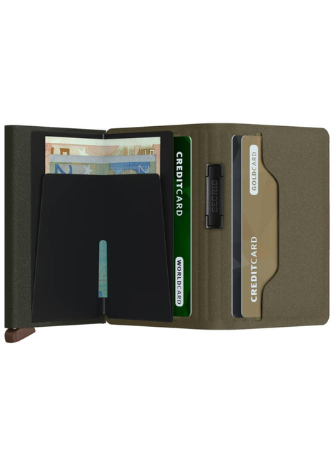 Portfel kieszonkowy RFID Secrid Bandwallet Liba - green / orange